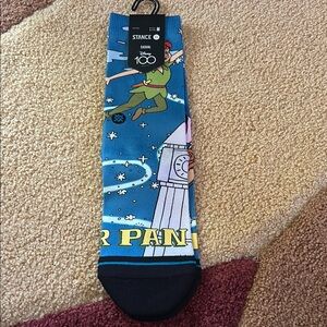 Stance Blue and Black Casual Disney Peter Pan Socks